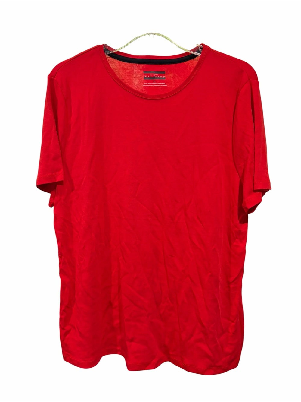 Talbots Red Pima Cotton Short Sleeve Tee Shirt Women’s XL NWOT